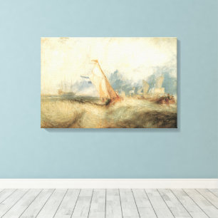 Toile Paysage maritime de navire maritime vintage par Jo