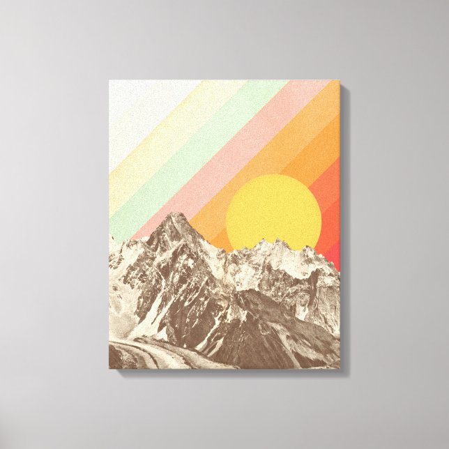 Toile Paysage montagneux 1 | Florent Bodart (Recto)