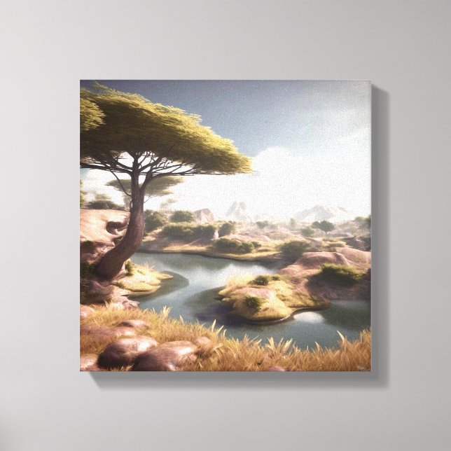 Toile Paysage naturel (Recto)