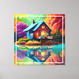 Toile Paysage naturel avec automne-38566