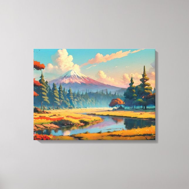 Toile Paysage naturel magnifique (Recto)