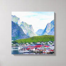 Paysage norvégien pittoresque Iles Lofoten Norvège