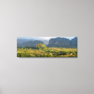 Toile Paysage panoramique de vallée, Cuba