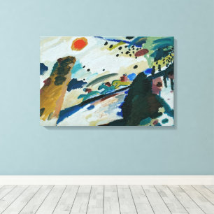Toile Paysage romantique par Wassily Kandinsky