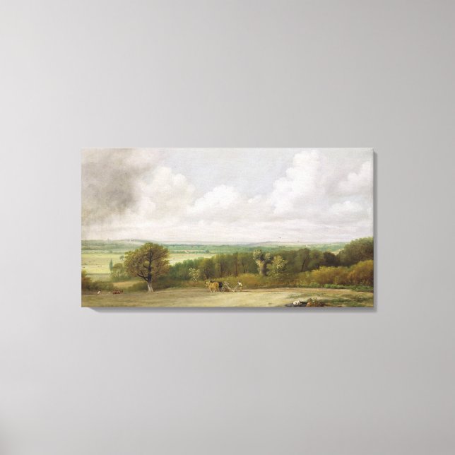 Toile Paysage : Scène à Suffolk (A Summerlan (Recto)