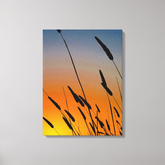 Toile Paysage Sunset Grains Print (Recto)