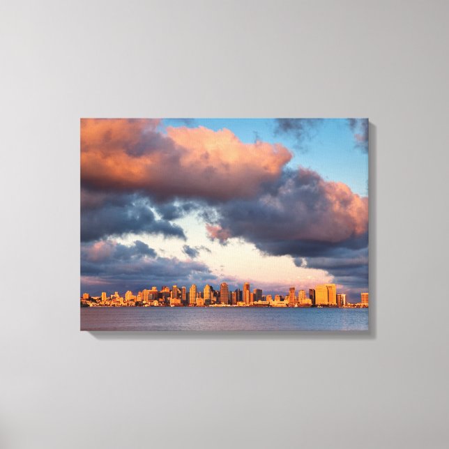 Toile Paysage urbain de San Diego Bay City (Recto)