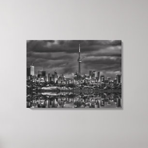 Toile Paysage urbain de Toronto à Sheldon Lookout Reflec