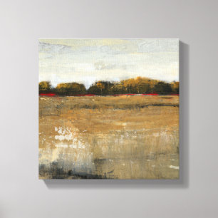 Toile Paysage vert luxuriant de campagne