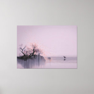 Toile Paysage zen minimaliste