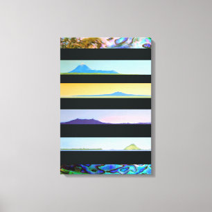 TOILE PAYSAGES DE LA NOUVELLE-ZÉLANDE DE L'ÎLE DU NORD