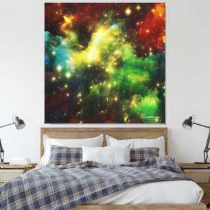 Toile Paysages de rêves au-dessus de l'art du ciel décor