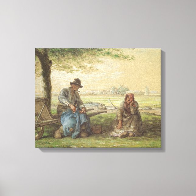 Toile Paysans au repos (Recto)