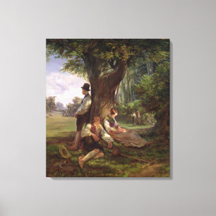 Toile Paysans ayant une sièste, 1841