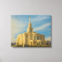 Payson Utah Temple Painting™ LDS Wall Art Canvas