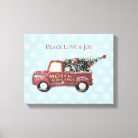 Peace Love & Joy Toy Camion Joyeux Noël