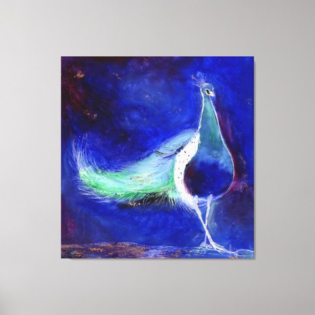 Toile Peacock Blue 2013 (Recto)