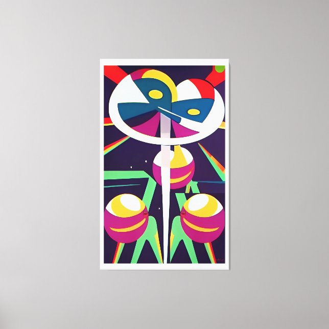 Toile Peak Kasso - Ken Gage Surreal Art (Recto)