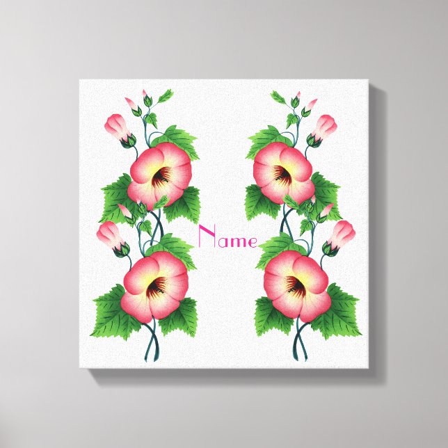 Toile Pearly Pink Flowers Thunder_Cove (Recto)