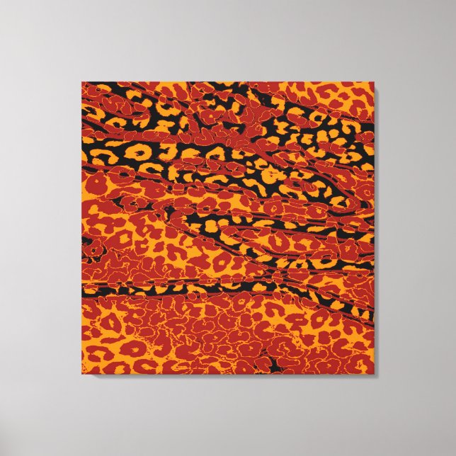 Toile Peau poster de animal De Leopard - Art (Recto)