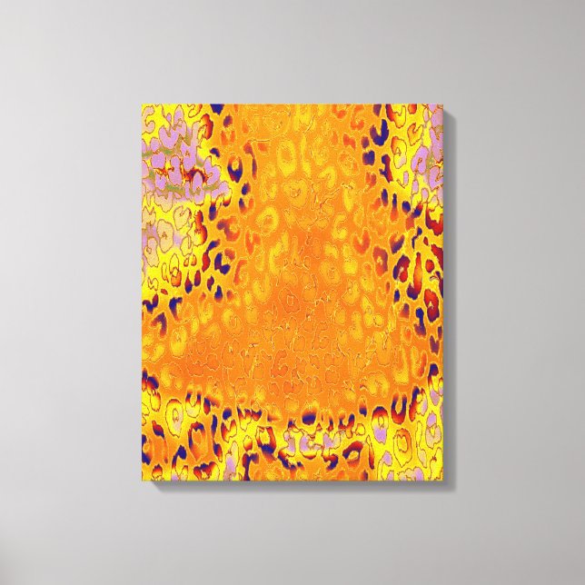 Toile Peau poster de animal De Leopard - Art Fin 4 (Recto)
