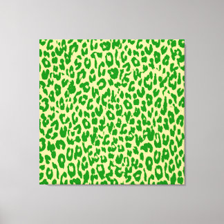 Toile Peau Poster de animal Verte De Leopard - Art