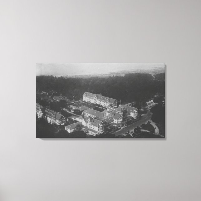 Toile Pebble Beach, CA - Hotel Del Monte Vue aérienne (Recto)