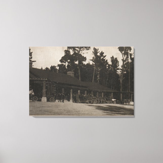 Toile Pebble Beach, CA - Lodge in the Firs by the Sea (Recto)
