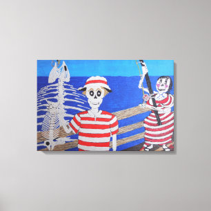 Toile pêche amusante