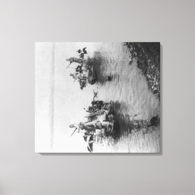 Toile Pêche dans Grand Canal en Chine de Soo-chow (Recto)