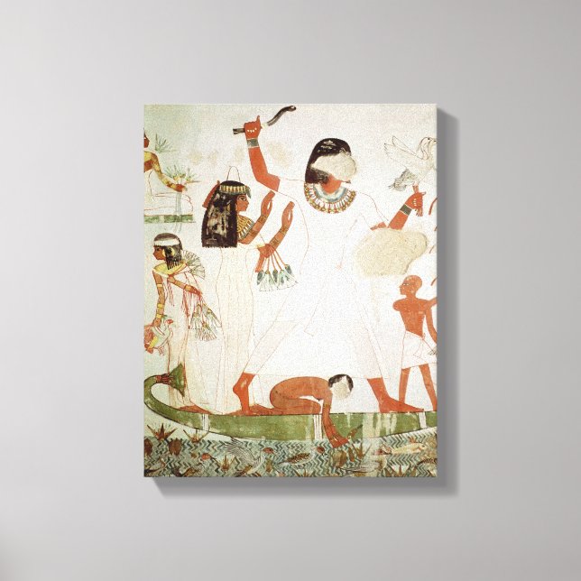 Toile Pêche et baignade dans les marais (Recto)