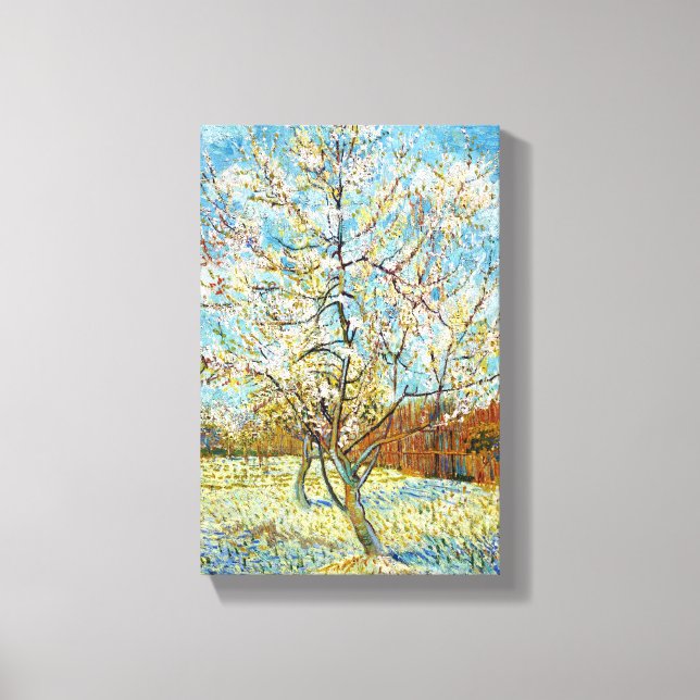Toile Pêcher les arbres en fleurs Vincent Van Gogh (Recto)