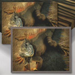 Toile Pedro l'Iguana 0768 Art