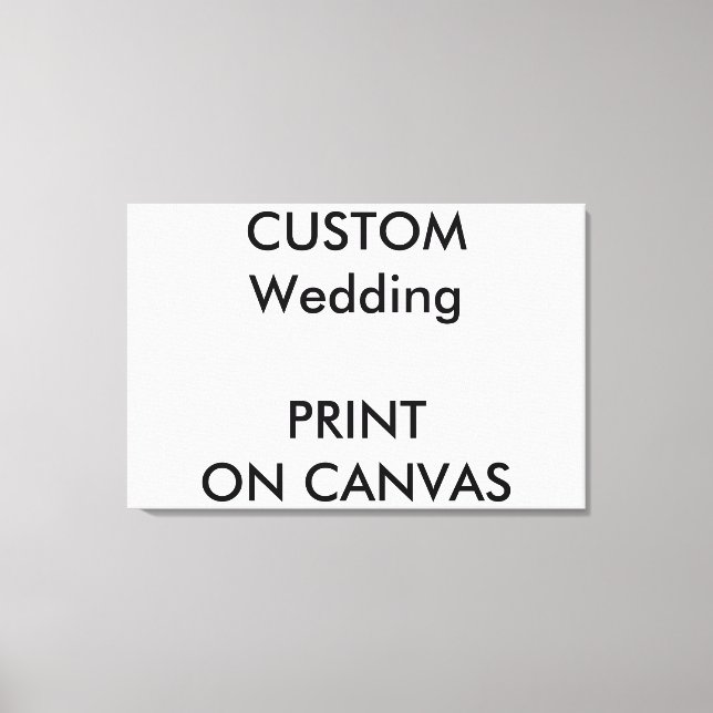 Toile peinte de mariage 36" x 24" (Recto)