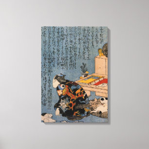 Toile Peintre qui aime Chats, Utagawa Kuniyoshi
