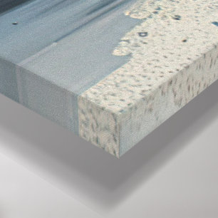 Toile Peinture à fleurs bleues étonnante - Art floral vi