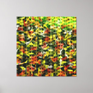 Toile Peinture à l'huile Abstraite et acrylique sur osie