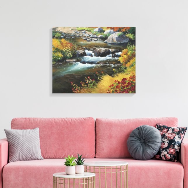 Toile Peinture à l'huile d'automne (Insitu(Salon))