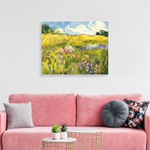 Toile Peinture à l'huile de style Van Gogh de la prairie