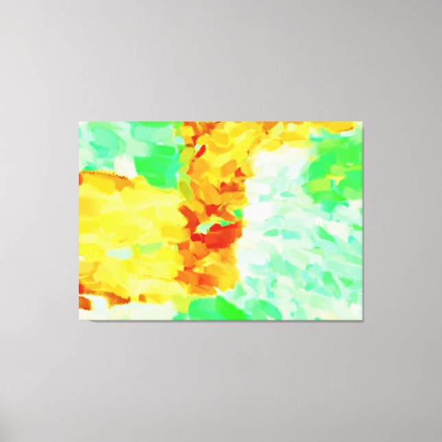 Toile Peinture Abstraite | Art Abstrait 18 (Recto)
