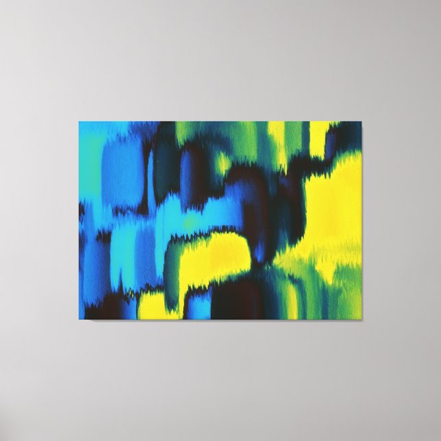 Toile Peinture Abstraite | Art Abstrait 26 (Recto)