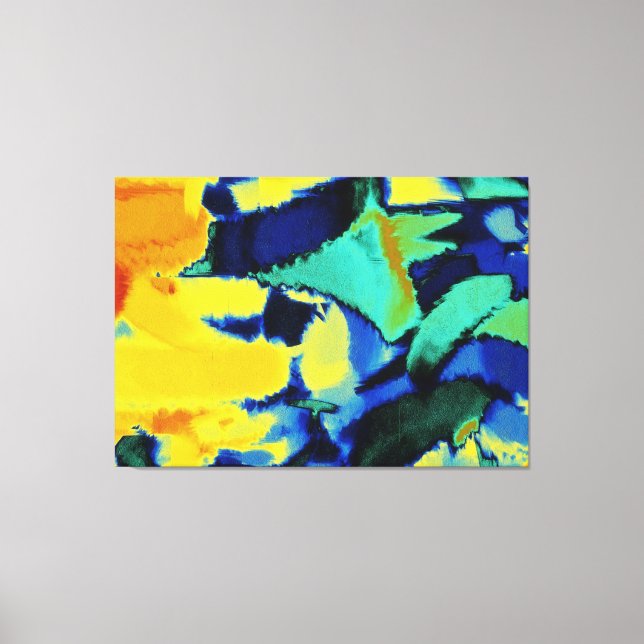 Toile Peinture Abstraite | Art Abstrait 30 (Recto)