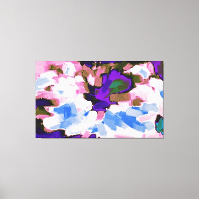 Toile Peinture Abstraite | Art Abstrait 6 (Recto)
