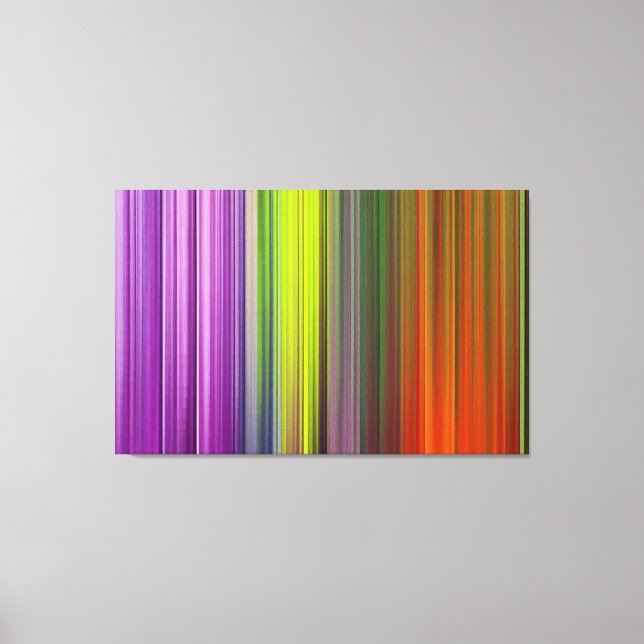 Toile Peinture Abstraite | Coloré rétro (Recto)