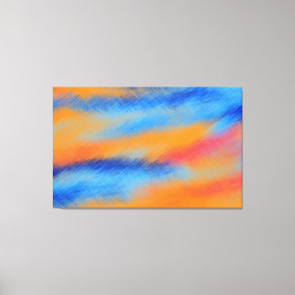 Toile Peinture Abstraite | Coloré rétro 9