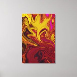 Toile Peinture abstraite colorée