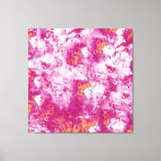 Toile Peinture Abstraite moderne rose blanc