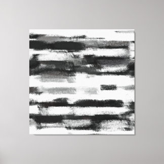 Toile Peinture Abstraite | Noir et blanc
