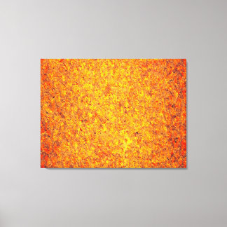 Toile Peinture abstraite orange