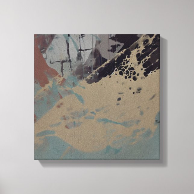 Toile Peinture abstraite Pastel (Recto)